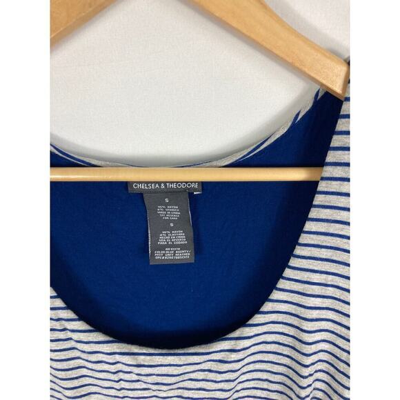 Chelsea & Theodore Layered Maxi Dress Size Small - Picture 3 of 4